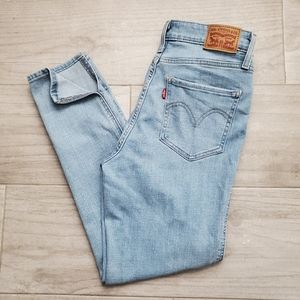 NWOT 721 High Rise Skinny Ankle Levi's Waterless denim Jeans
